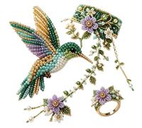 Beaded Hand Bracelet Kit, DIY Jewelry Making Supplies, Bead Craft Set