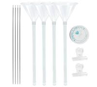 Beading Funnel Kit - Versatile Sturdy Needle Set, Necklace Crafting Tool | Convenient Sorting Craft Accessory | Hobbyist Pastime Project Work, Handy Tool Set Organizes Tiny Beads Without Spilling Ever