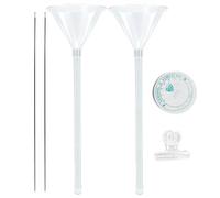 Beading Funnel Kit - Versatile Sturdy Needle Set, Necklace Crafting Tool | Convenient Sorting Craft Accessory | Hobbyist Pastime Project Work, Handy Tool Set Organizes Tiny Beads Without Spilling Ever