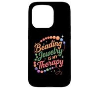 Beading Jewelry è la mia terapia divertente design per gli amanti delle perline Custodia per iPhone 15 Pro