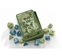 Beadle and Grimm's Druid Dice Set: Gioco di Ruolo, Dodecaedro, Metallo, Verde, B