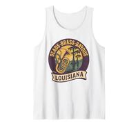 Beads Brass Bayous Camicia Louisiana Mardi Gras Jazz Band Canotta