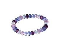 Beads Chain Bangles Charm Hand Jewelry for Women Wedding Aquamarine Rope
