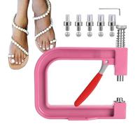Beads Rivet Fixing Machine - Hand Press Pearl Rhinestone Applicator | DIY Jewelry and Clothing Decoration Tool | Handmade Rivet Setter for Wedding, Party, Handbag, Crafting, Accessories, Home Workshop