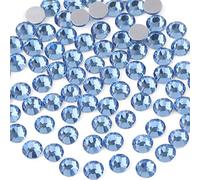 Beadsland 1440 Pezzi Strass Retro Piatto,Cristalli Strass per Unghie,Azzurro,SS16(3,8-4,0 mm)