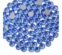 Beadsland 1440 Pezzi Strass Retro Piatto, Cristalli Strass per Unghie,Azzurro,SS3 (1,2-1,4 mm)