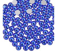Beadsland 1440 Pezzi Strass Retro Piatto,Cristalli Strass per Unghie,Blu Zaffiro,SS16(3,8-4,0 mm)