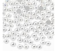Beadsland 1440 Pezzi Strass Retro Piatto,Cristalli Strass per Unghie,Cristallo Bianco,SS20(4,6-4,8 mm)