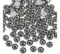Beadsland 1440 Pezzi Strass Retro Piatto, Cristalli Strass per Unghie,Diamante Nero,SS3 (1,2-1,4 mm)