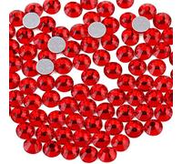 Beadsland 1440 Pezzi Strass Retro Piatto,Cristalli Strass per Unghie,Rosso Chiaro,SS6(1,9-2,1 mm)