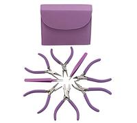 Beadsmith Fashion 8, Colore: Viola-Set di Attrezzi per LA CREAZIONE di Gioielli, con Custodia per Il Trasporto della Frizione