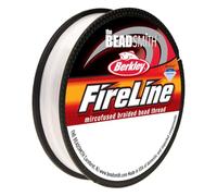 Beadsmith Fireline Kumihimo Bobina filo da 45,7 m - disponibile in cristallo o fumo, Crystal | 0.12mm ⌀