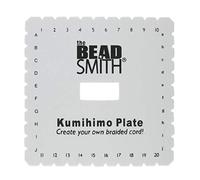 Beadsmith kumihimo Quadrato Disco con Istruzioni in Lingua Inglese, 15,2 cm