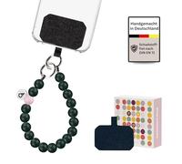 beadstars Collana corta in perle di legno, ciondolo universale per tutti gli smartphone, realizzato a mano in Germania, compatibile con iPhone, Samsung ecc. Ideale come regalo per donne, Legno