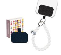 beadstars Collana corta in perle di legno, ciondolo universale per tutti gli smartphone, realizzato a mano in Germania, compatibile con iPhone, Samsung ecc. Ideale come regalo per donne, Legno