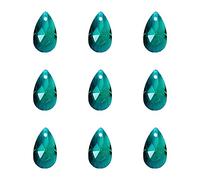 Beadthoven - 100 perline in vetro a goccia, sfaccettate, in cristallo dorp, con foro superiore, per creare lampadari, decorazioni da appendere per la casa, foro: 1 mm