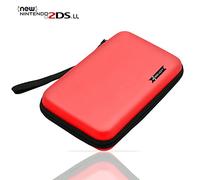 BEADY Nintendo NEW 2DS XL/NEW 2DS LL/3DS/NEW3DS/DSi/DSLite, compatibile 2DS LL Custodia di archiviazione Nintendo console per videogiochi Rosso