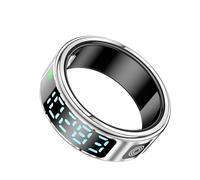 Beafon, felixx, anello intelligente, SR21D, display LED, pulsante touch, riconoscimento dei gesti per app, argento, misura 11 (64,6 mm), fitness tracking, frequenza cardiaca, blusauer, qualità del