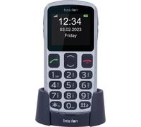 Beafon - SL250 Senior Phone Dual Sim Display 2 pollici Bluetooth con Tasti Grandi + SOS Colore Argento / Nero - Europa