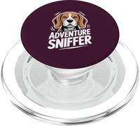 Beagle Adventure Sniffer Cane Naso Escursionista Art PopSockets PopGrip per MagSafe