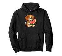 Beagle Anguria divertente design frutta estate Felpa con Cappuccio