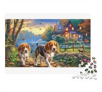 Beagle Beagle colorato a Sandy Cove Puzzle da 1000 pezzi per adulti The Impossible Challenge Sviluppo del cervello 38x26 cm/1000 pezzi