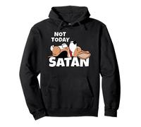 Beagle Cane Pigro Not Today Satan Felpa con Cappuccio