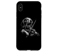Beagle che suona il violino violinista amante dei cani Custodia per iPhone XS Max