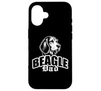 "Beagle Dad" con simpatica testa di cane Custodia per iPhone 16