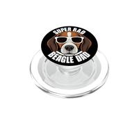 Beagle Dad Funny Festa del papà Cane Papà Uomo PopSockets PopGrip per MagSafe