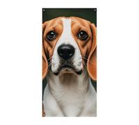 Beagle Dog Door Cover Banner 90x180cm Festone Festone Stagionale Cartello di Benvenuto Decorazione Verticale Porta Appeso Per Portico Ingresso Giardino Decor