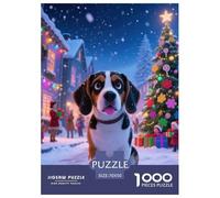 Beagle Dogs 1000 Pieces Art Puzzle Fun Cute Pets Puzzle for Adults for Adults from 14 Years Educational Gift for Children Jigsaw Games 70x50cm/1000pcs