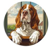 Beagle Dogs 1000 Teile Puzzle Für Erwachsene Herausforderung Stressabbau-Puzzle Gedächtnis Trainieren Für Die Ganze Familie, Geschenke Für Frauen & Männer 1000pcs (67.5x67.5cm)