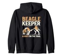 Beagle Keeper Always On The Trail - Amante dei Cani Felpa con Cappuccio