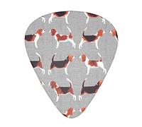 Beagle Modelli Chitarra Pick 12 Plettri Moda Durevole Basso In Una Scatola Per Ukulele Chitarra Elettrica Basso