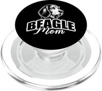 "Beagle Mom" con simpatica testa di cane PopSockets PopGrip per MagSafe