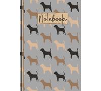 Beagle Notebook: Cute Beagle Pattern Lined Journal, The Perfect Novelty Beagle Gift for a Beagle Lover or Dog Owner - Grey