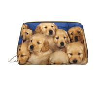 Beagle Patterns Makeup Bag,Sacchetto cosmetico in pelle portatile,Borsa da viaggio organizer impermeabile per articoli da toeletta, Motivo cane., Taglia unica