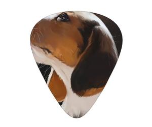 Beagle Puppy Dog Welcome Garden,12 pezzi di plettri per chitarra, 3 plettri di diverso spessore per chitarra acustica, basso, ukulele