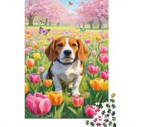 Beagle Puzzle 1000 Pezzi, Strumento Cognitivo, Progetto Condiviso, Opera Da Mostrare 1000pcs (75x50cm)