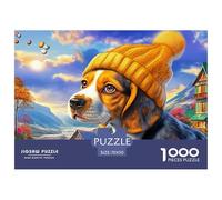 Beagle Puzzle Da Intrattenimento Di Qualità - 1000 Pezzi Con Raffigurazioni Artistiche Di Grande Impatto - Regalo Divertente Per Tutta La Famiglia 70x50cm/1000pcs