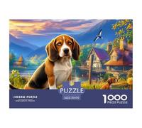 Beagle Puzzle Da Intrattenimento Di Qualità - 1000 Pezzi Con Raffigurazioni Artistiche Di Grande Impatto - Regalo Divertente Per Tutta La Famiglia 70x50cm/1000pcs