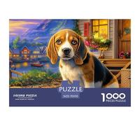 Beagle Puzzle D'Arte in Stile Collezione Museo, 1000 Pezzi Con Raffigurazioni Che Incantano E Rilassano - Divertimento Creativo E Regalo Adatto Dai 12 Anni 70x50cm/1000pcs