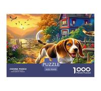 Beagle Puzzle D'Autore Da 1000 Pezzi Caratterizzato Da Immagini D'Arte Esclusive - Il Regalo Ricercato Per Adulti E Bambini Dai 14 Anni in Poi 70x50cm/1000pcs