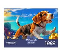 Beagle Puzzle D'Intrattenimento Per Tutta La Famiglia - Ispirazione Da Museo, 1000 Pezzi Con Illustrazioni Di Eccezionale Qualità Visiva - Per Divertimento E Come Regalo Di Prestigio 14+ 52x38cm/1000