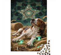 Beagle Puzzle Impossibili 1000Pcs Fattoria magica Decorazione Per La Casa. Rilassamento E Intelligence Per Adulti E Ragazzi Da 14 Anni 1000pcs (75x50cm)