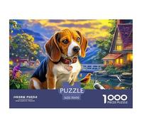 Beagle Puzzle Premium Da 1000 Pezzi Con Raffinate Riproduzioni D'Arte - Un Regalo Di Classe Per Adulti E Bambini A Partire Dai 12 Anni Di Età 70x50cm/1000pcs