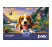 Beagle Puzzle Raffinato Da 1000 Pezzi Con Illustrazioni Artistiche Di Alto Livello - Il Regalo Di Festa Perfetto Per Adulti E Bambini Di Tutte Le Età 52x38cm/1000pcs