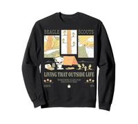 Beagle Scout Che vivono Quella Vita Fuori Felpa