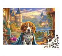 Beagle Set Puzzle Premium Da 1000 Pezzi, Pet Dog, Impossibile, Difficile, Stimolante, Stress, Migliore Regalo, Idea Regalo, Hobby, Tempo Libero 70x50cm/1000pcs